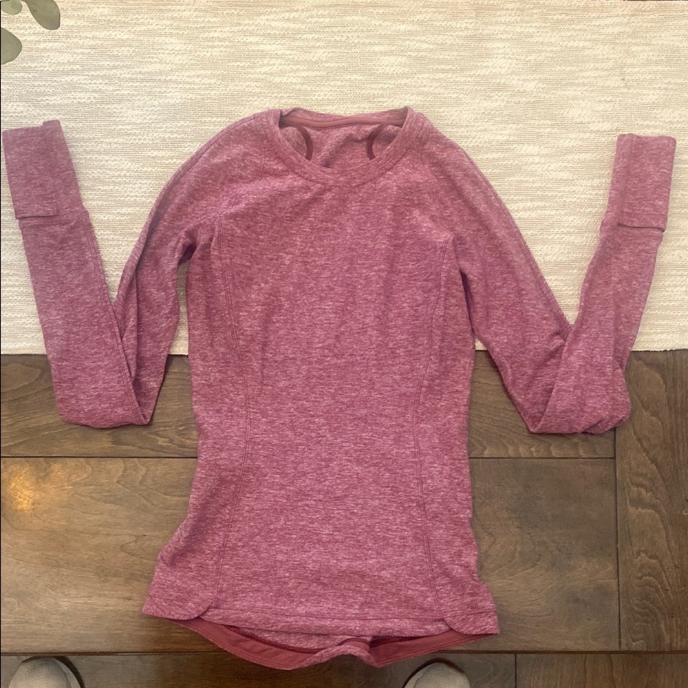 Lululemon Pink Long Sleeve Top